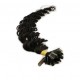 Nail tip / U tip hair extensions 20 inch (50cm) curly