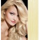 Clip in vlasy 43cm 100% lidské - REMY 70g – nejsvětlejší blond