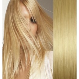 Clip in vlasy k prodlužování 73cm, 140g - REMY, 100% lidské - světlejší blond