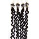 Micro ring human hair extensions 20 inch (50cm) curly